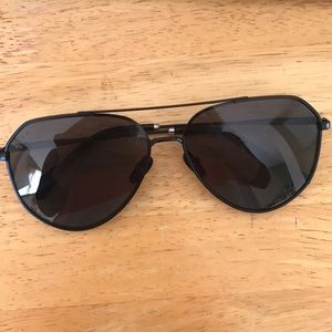 Polarized black aviators